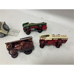 Approximately twenty eight die-cast scale model cars to include Corgi Chitty Chitty Bang Bang with three figures, Lesney/Matchbox Models of Yesteryear, Franklin Mint, Dinky etc 