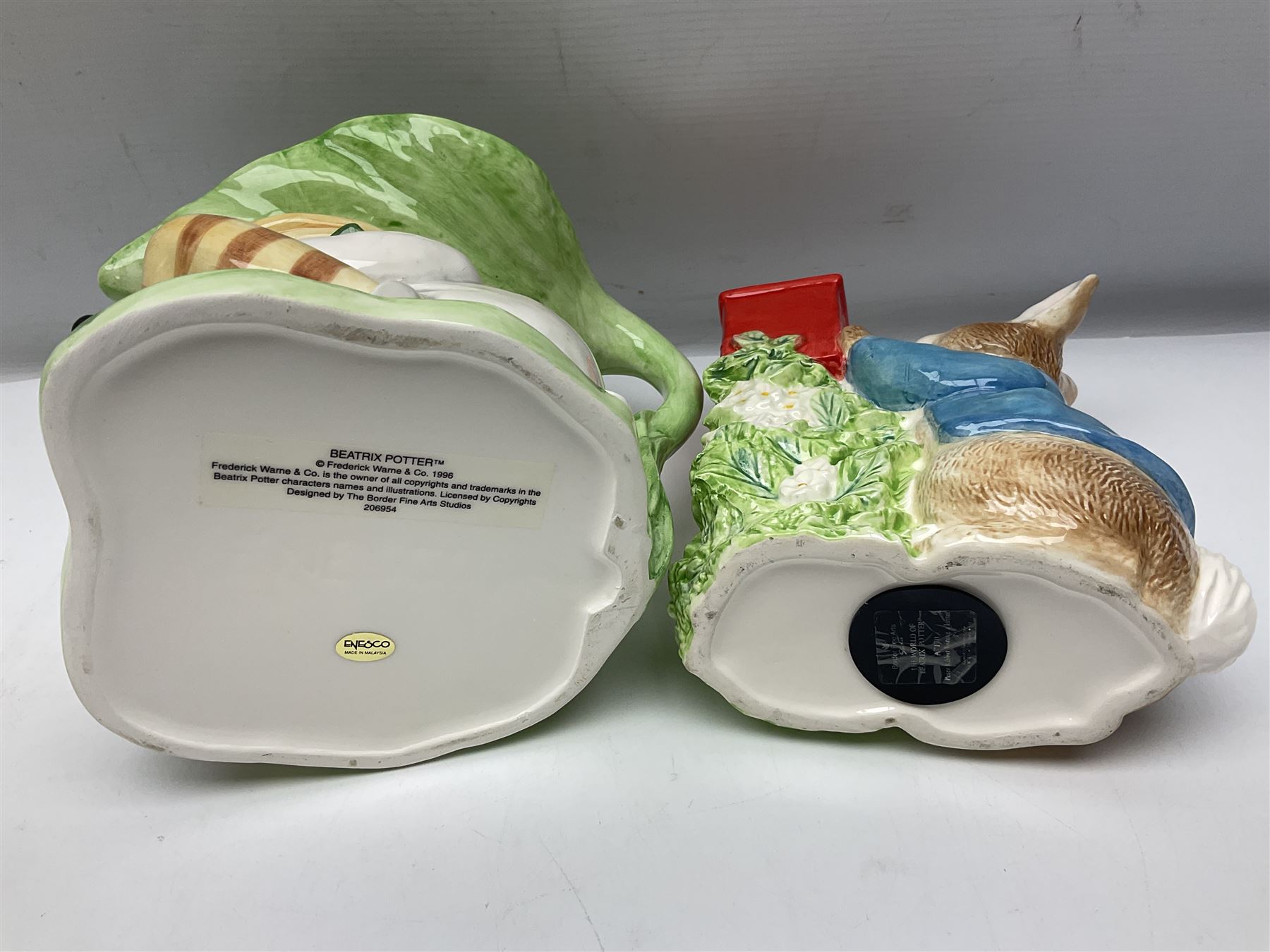 Collection of Border Fine Art studios Beatrix Potter ceramics