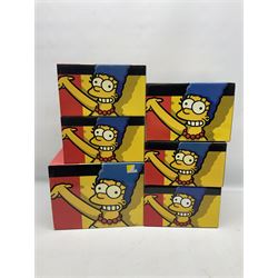 Six Coalport The Simpsons character figures, comprising limited edition 'The Family That Sits Together Fits Together' annual 2005, TS01 Two to Tango, The Gift of Maggie, Will Work For Duff, Yellow Girl Blues and Losing His Marbles, all boxed