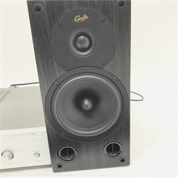 Cambridge A5 integrated audio amplifier and pair Gale speakers 