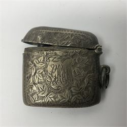 Silver spoon and lighter, hallmarked  