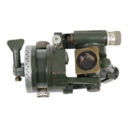 WWII German aiming circle optical sight, in case  