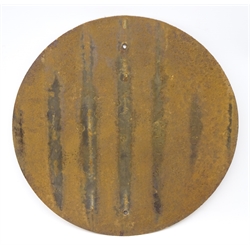  Ward Bros of Sherburn Malton circular enamel sign, D46cm  