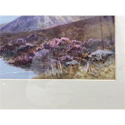 Reginald Daniel Sherrin (British 1891-1971): Dartmoor, gouache signed 25cm x 35cm