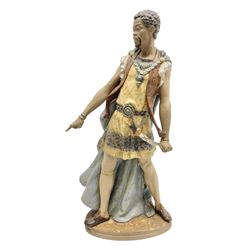 Lladro Gres figure, Othello, modelled as