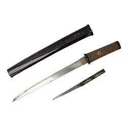 Japanese Tanto with 28.5cm steel blade a