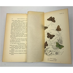  Kirby W.F.: A Hand-Book to the Order Lepidoptera. Three volumes. 1894-7. Allen's Naturalist's Library Series. Chromolithograph plates. Uniformly bound in blue cloth with marbled boards.  
