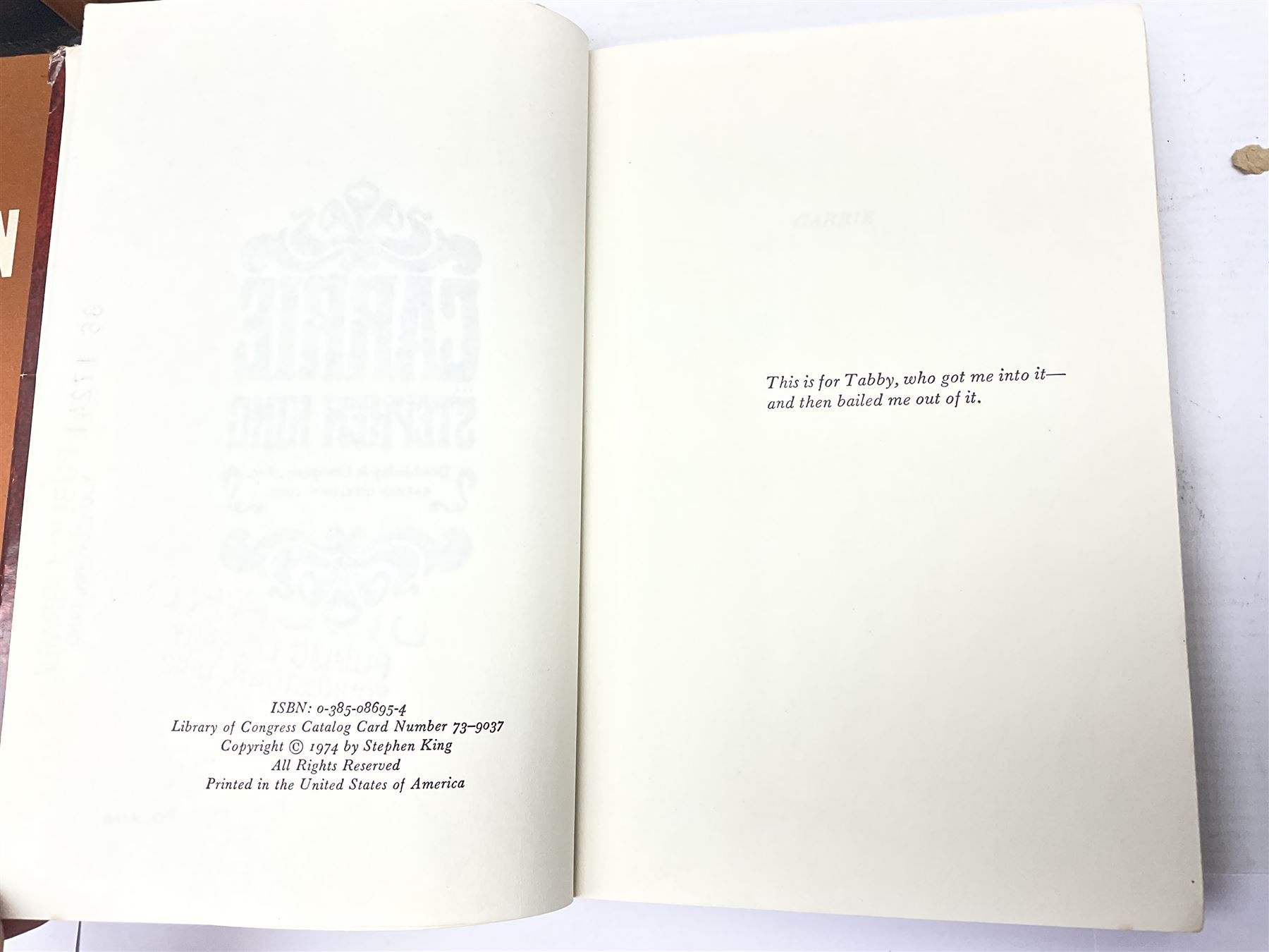 Collection of books, including D.H Lawrence; Lady Chatterley's Lover, Martin Secker, London, 1932 print second edition, 	Stephen King; Carrie, Doubleday & Company, New York 1974 and Carrie, New English Library, Kent 1974, BB; At the Back of Ben Dee, Down the Bright Stream and The Countryman's Bedside Book, all illustrated by DJ Watkins-Pitchford etc (12)  