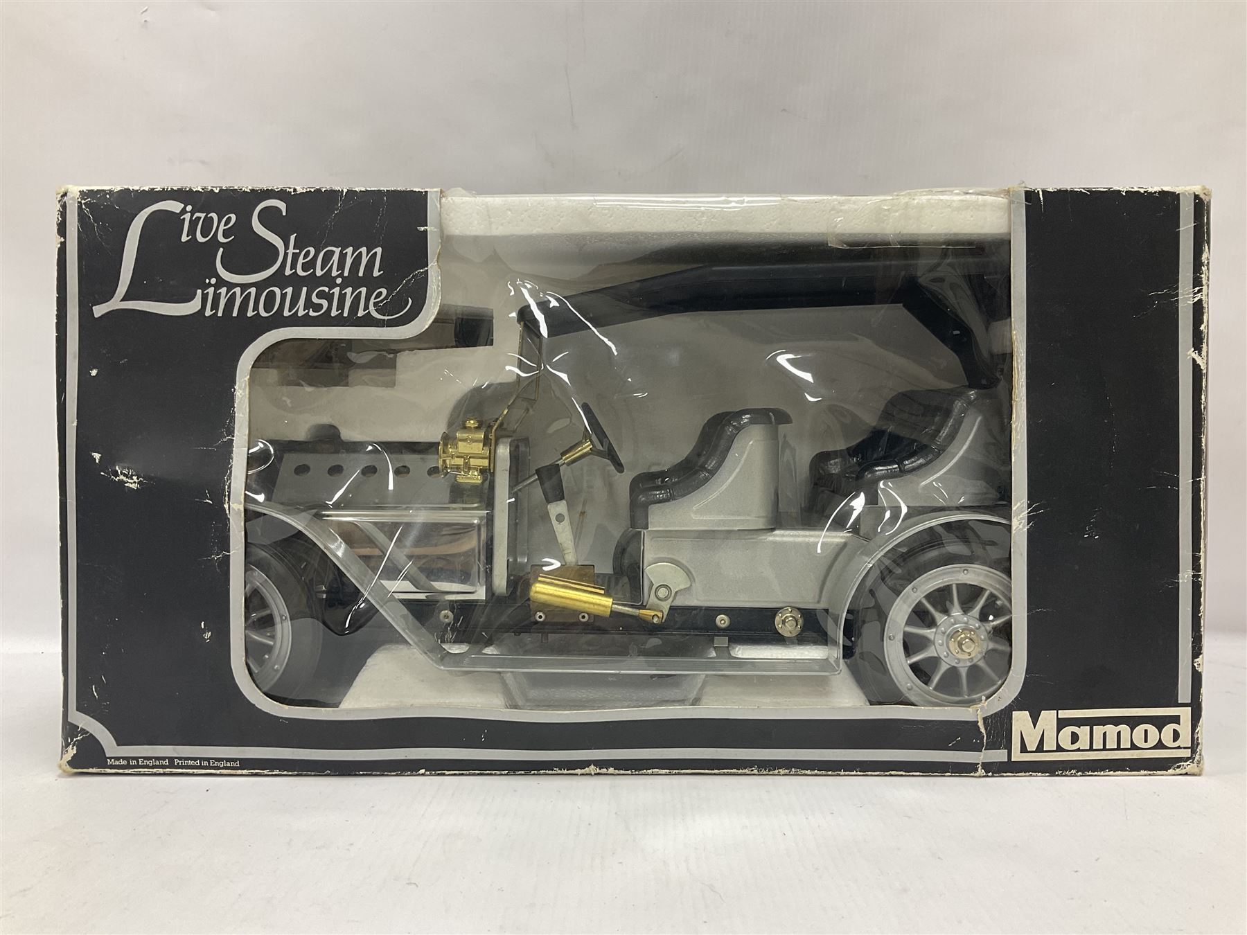 Mamod SA1L ‘Live Steam Limousine’ in silver, in original box 