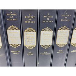Folio Society; A History of England series, 12 vols by various authors, including: G. M. Trevelyan; G. R. Elton; Asa Briggs; and others, all in their original slipcases