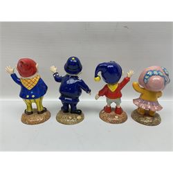 Twelve Royal Albert Beatrix Potter figures, including Mr Alderman Ptolemy, Peter Rabbit and This Pig Had None, etc, some boxed, together with four Royal Worcester Noddy figures, including Big Ears and PC Plod, boxed