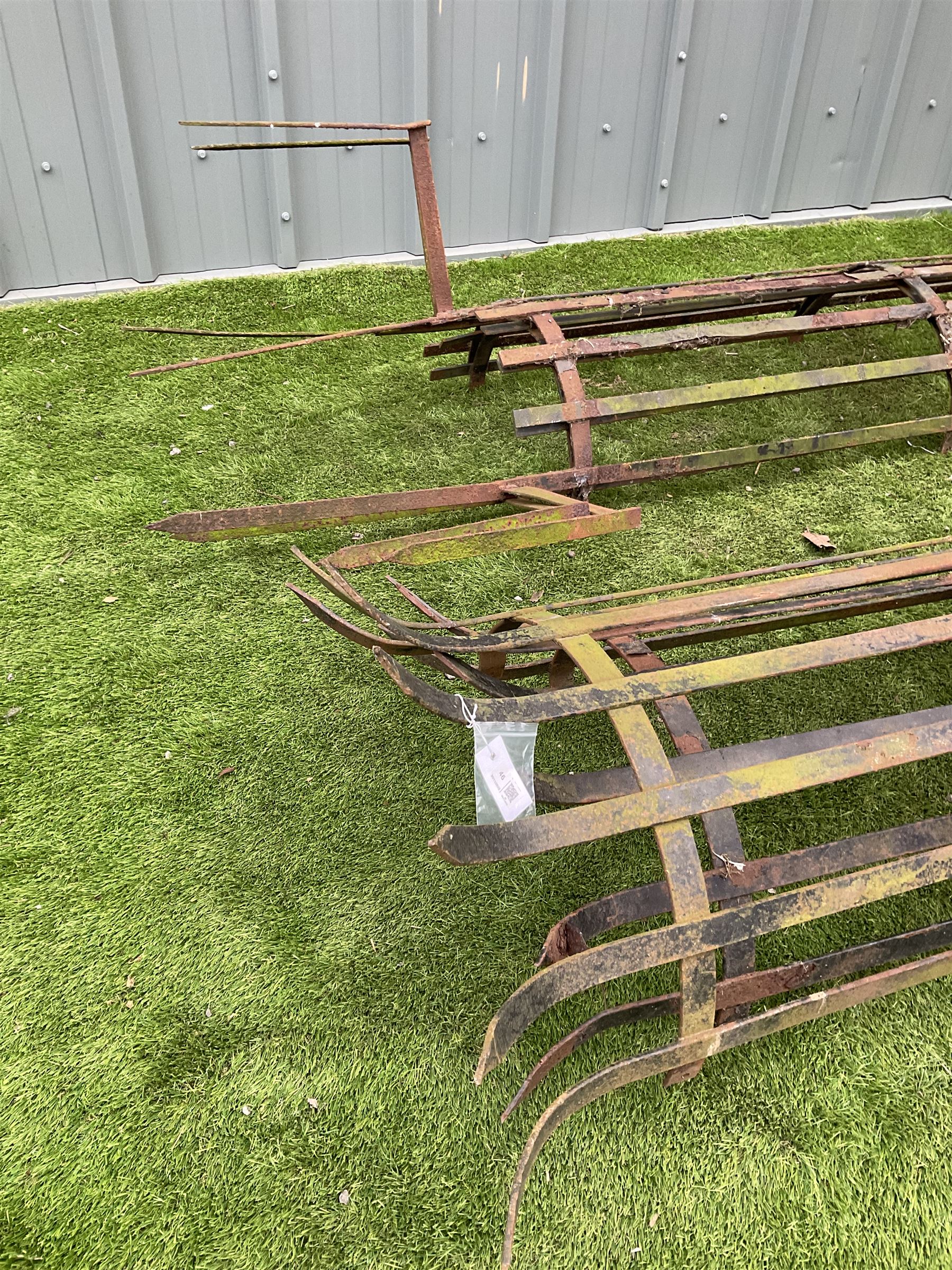 Pair of Wrought metal parkland tree guards - THIS LOT IS TO BE COLLECTED BY APPOINTMENT FROM DUGGLEBY STORAGE, GREAT HILL, EASTFIELD, SCARBOROUGH, YO11 3TX