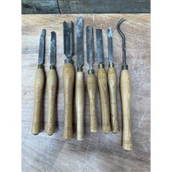 Robert Sorby Woodturning chisel set (8) - THIS LOT IS TO BE COLLECTED BY APPOINTMENT FROM DUGGLEBY STORAGE, GREAT HILL, EASTFIELD, SCARBOROUGH, YO11 3TX