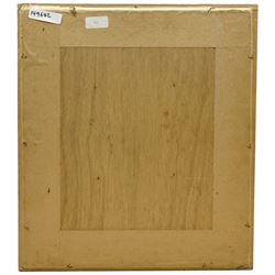 Lajos Kassák (Hungarian 1887-1967): 'MA Kepeskonyv', colour abstract lithograph signed with clipped signature laid onto paper 29cm x 25cm
Notes: a pioneering Hungarian avant-garde artist, writer and theorist, celebrated for his constructivist Bildarchitektur works that fused geometric abstraction with radical modernist ideals