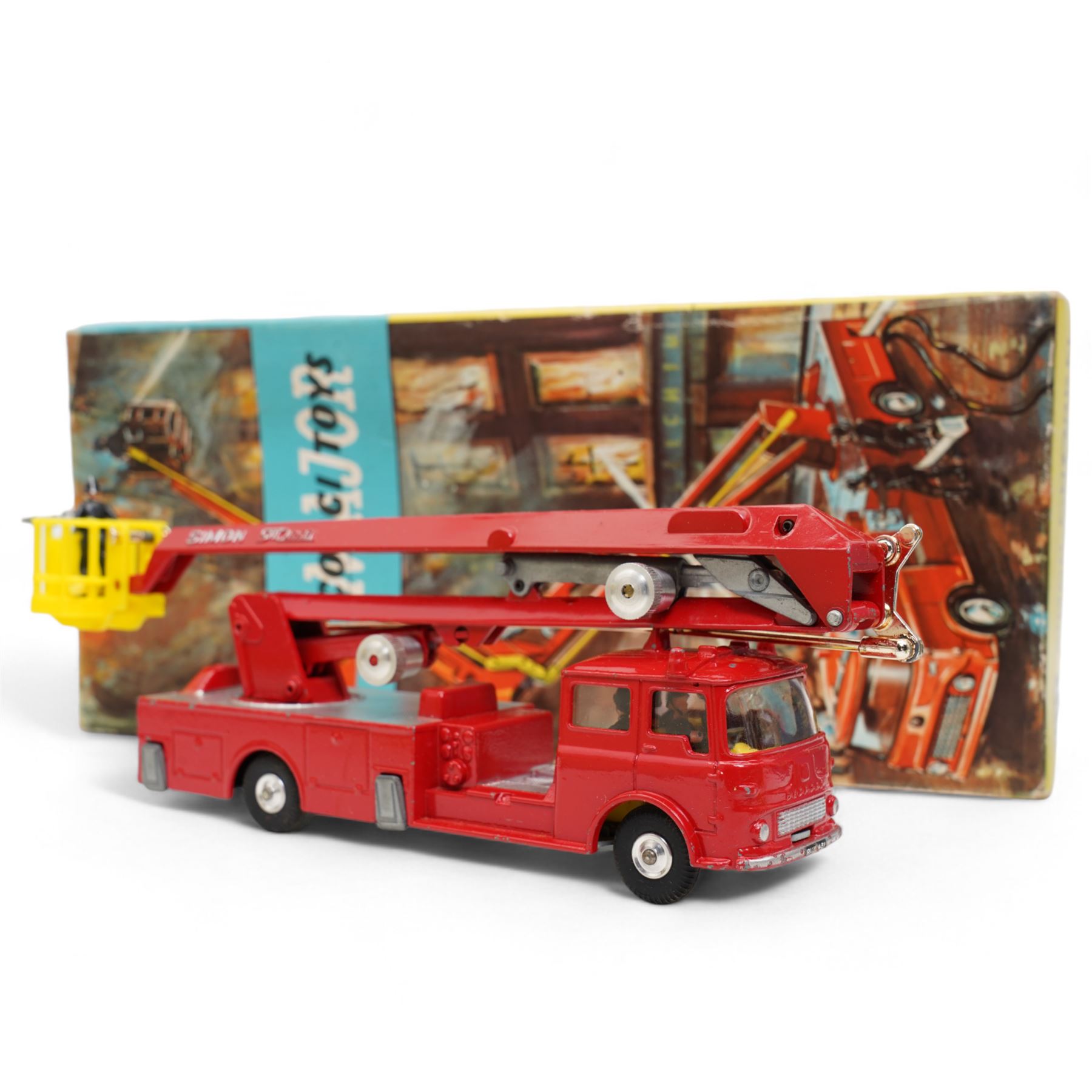 Corgi - Major Toys Simon Snorkel Fire Engine no. 1127, 'Holmes Wrecker' Recovery Vehicle with Ford Tilt Cab no. 1142, 'E' Type Jaguar Competition Model no. 312, all boxed; together with a quantity of other loose die-cast vehicles 