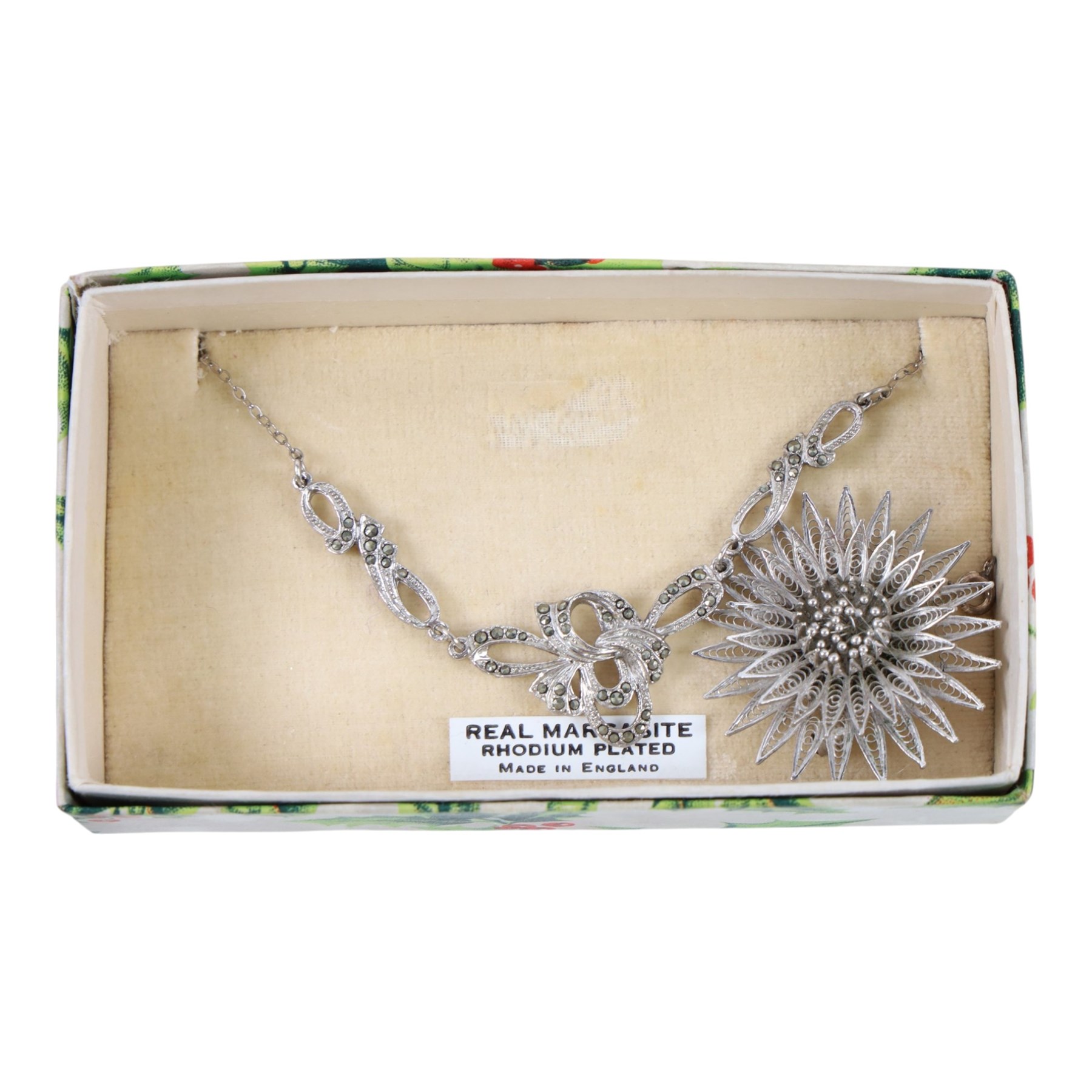 Collection of costume jewellery, including brooches and beaded necklaces, together with wristwatches including Vivela, Accurist and Delma examples, Ingersoll Triumph pocket watch etc