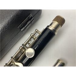 Phoenix two-piece piccolo; in Emerson fitted case