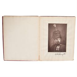Crimean War; W.H Pennington, Left of Six Hundred, first edition, Waterlow & Sons London 1887, W.H Pennington was a survivor of the charge of the light brigade at Balaklava, a copy of this book was sent to Queen Victoria in 1887 and is ow housed in the royal library 