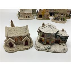 Fourteen Lilliput Lane, to include Bo-Peep Tea Rooms, Snowdon Lodge, The Great Equatorial, Big Ben in Winter, St Joseph's Church etc, all with original boxes and some with deeds 