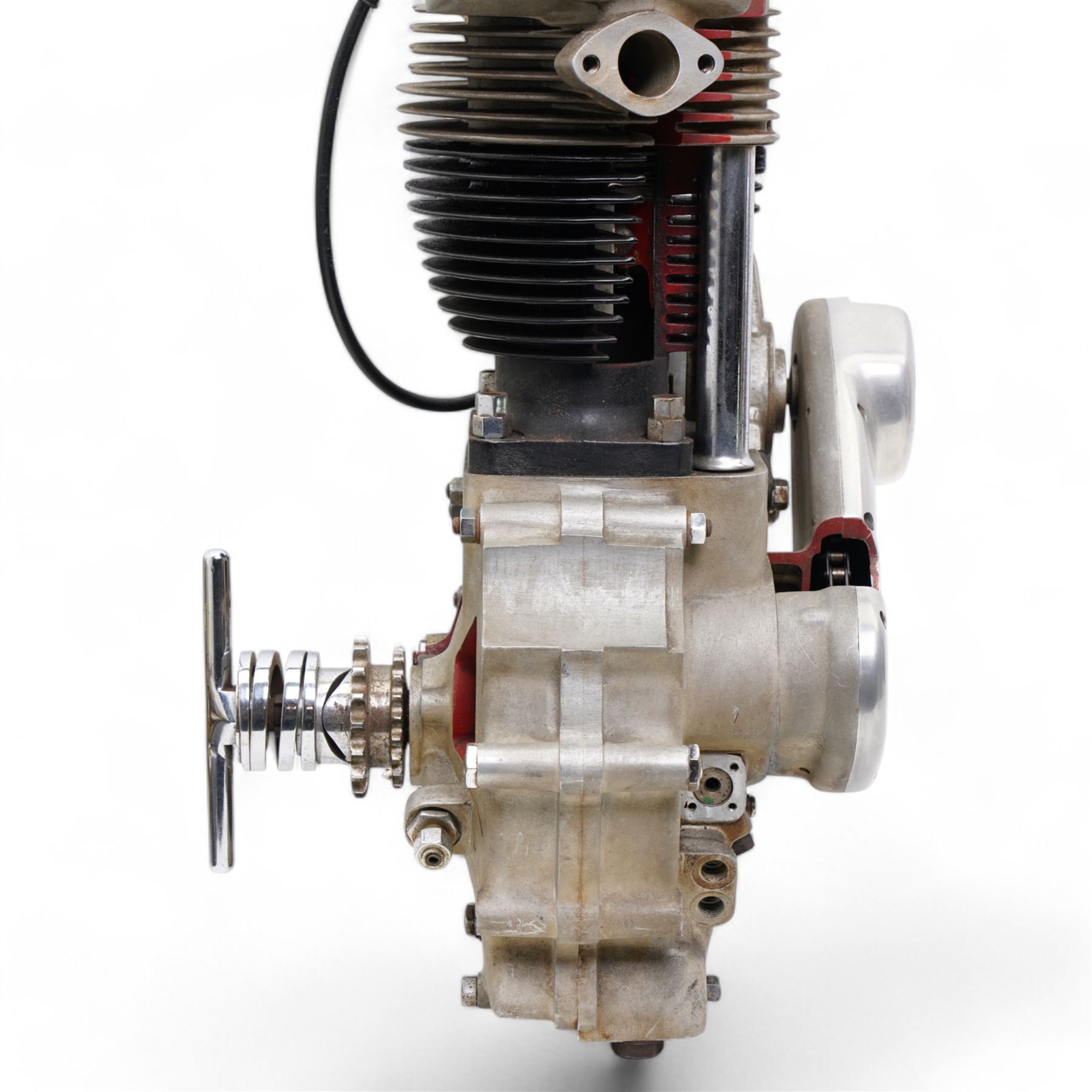 Matchless - Shop display AGS cutaway motorbike model engine H55cm