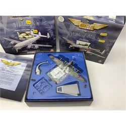 Corgi/Lledo - small collection of modern die-cast vehicles to include Corgi Aviation Archive 1:144 scale aircrafts 47111, 47301 and 47506; Lledo The RFC/RAC Anniversary Collection; quantity of Lledo Days Gone and Corgi models boxed and loose etc 