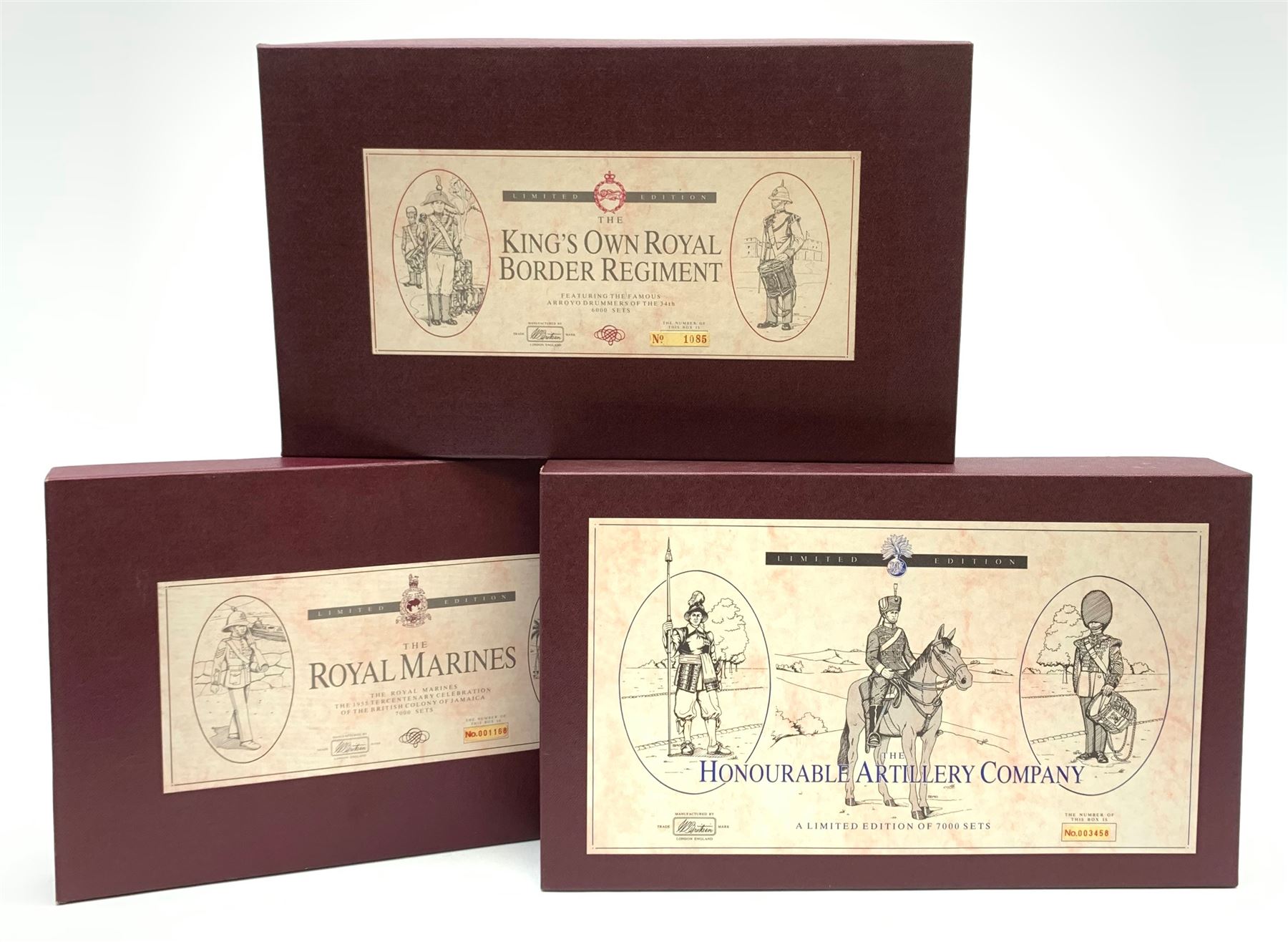 Britains - three limited edition sets of soldiers comprising The 