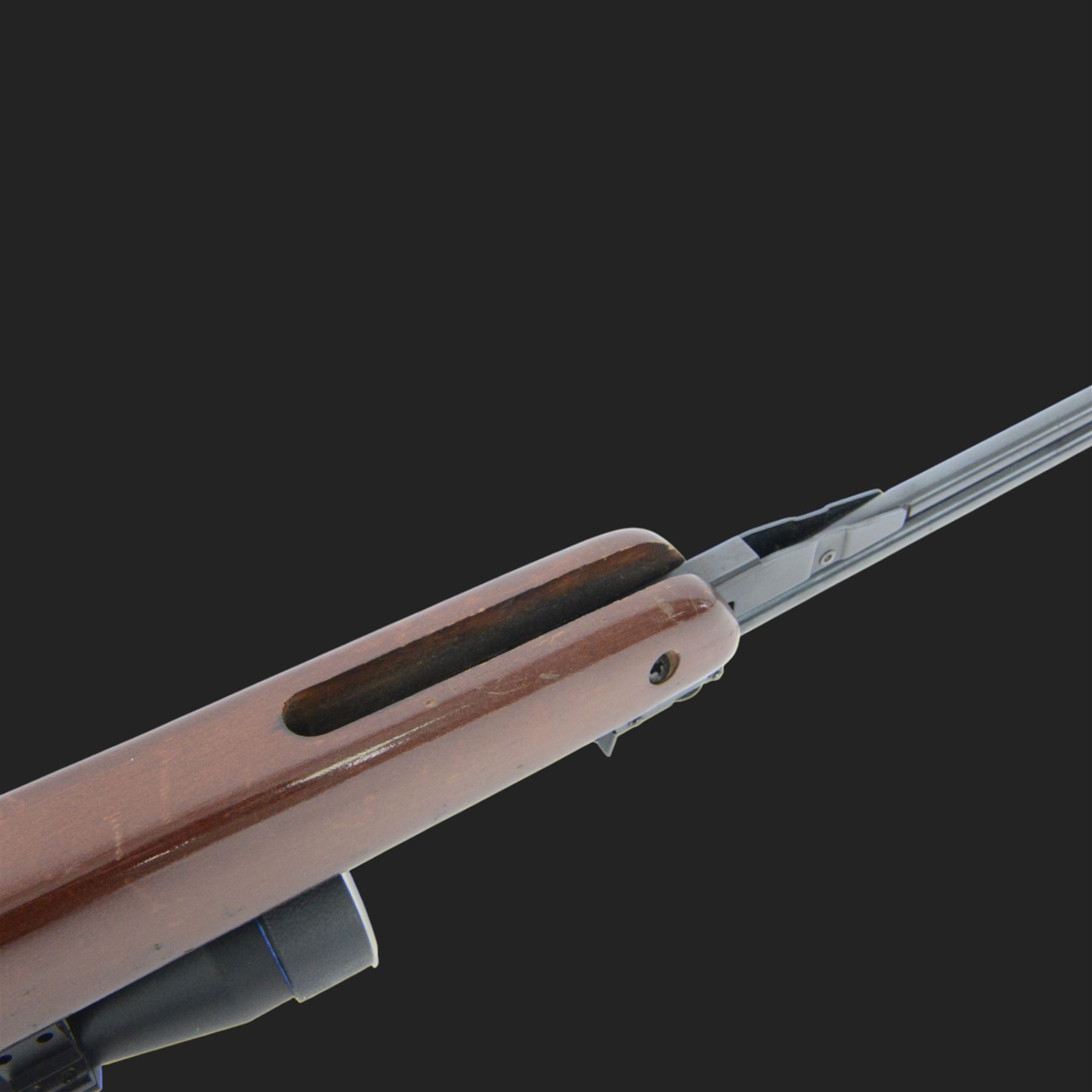 Spanish Gama CF-20 .177 air rifle, with AGS Airgun Sport Cobalt Redi-Mount 1/2 Mil-Dot 3.9x40 air rifle scope