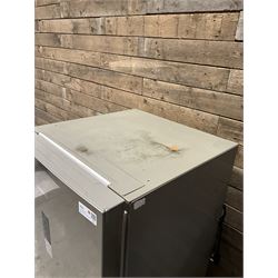 Kenwood upright freezer, eight drawers with ice box, grey finish