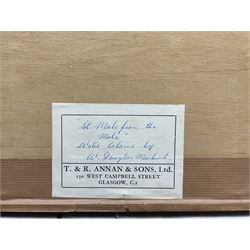 William Douglas Macleod (Scottish 1892-1963): 'Saint Malo from the Môle', watercolour and ink signed and dated '23, 15cm x 26cm 