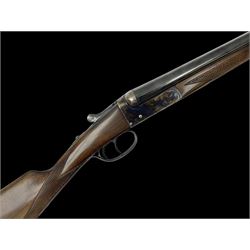 Spanish Ugartechea 20-bore double barrel side-by-side boxlock non-ejector sporting gun, retailed by Parker Hale Birmingham, with 67.5cm barrels, walnut stock with chequered grip and fore-end No.171199 L112cm overall SHOTGUN LICENCE REQUIRED