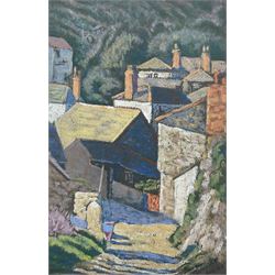 Stanley Royle (British 1888-1961): 'Durgan Cornwall', pastel signed l. l. in pencil titled and dated Dec. '45 in pen 25cm x 17cm