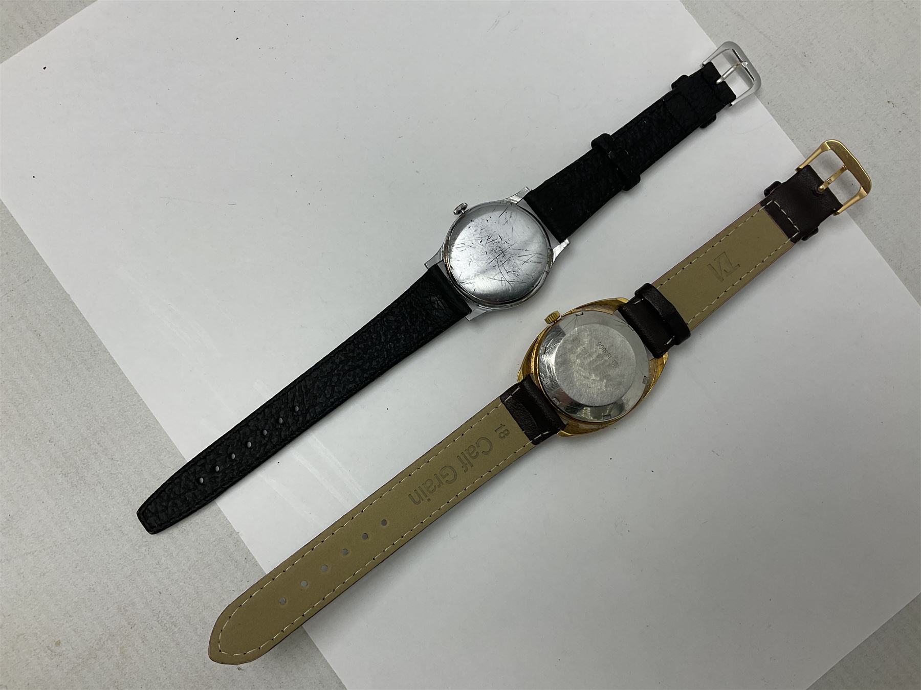 Two automatic wristwatches including Gerrard and Baronet and six manual wind wristwatches including Medana Tissot Seastar-Seven, Roamer, Eterna, Bakobe and Eastend Watch (8)
