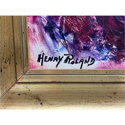 Henry Roland (Belgian 1919-2000): 'Honey Moon', oil on canvas signed, titled verso 68cm x 58cm