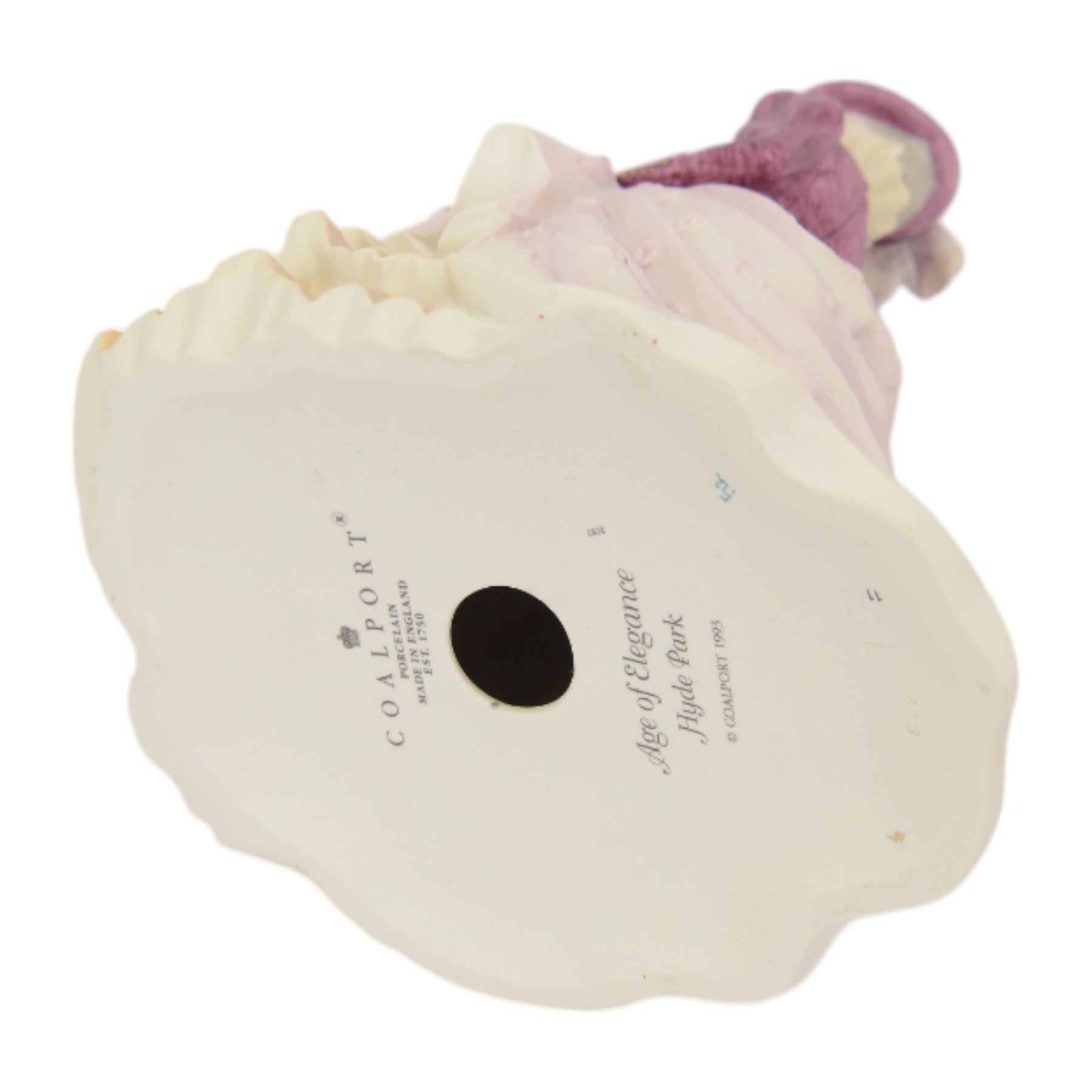 Seventeen Coalport figurines, including eleven bisque Age of Elegance examples and five miniature examples, together with a Royal Doulton figurine HN3608 Good Companion, one boxed 