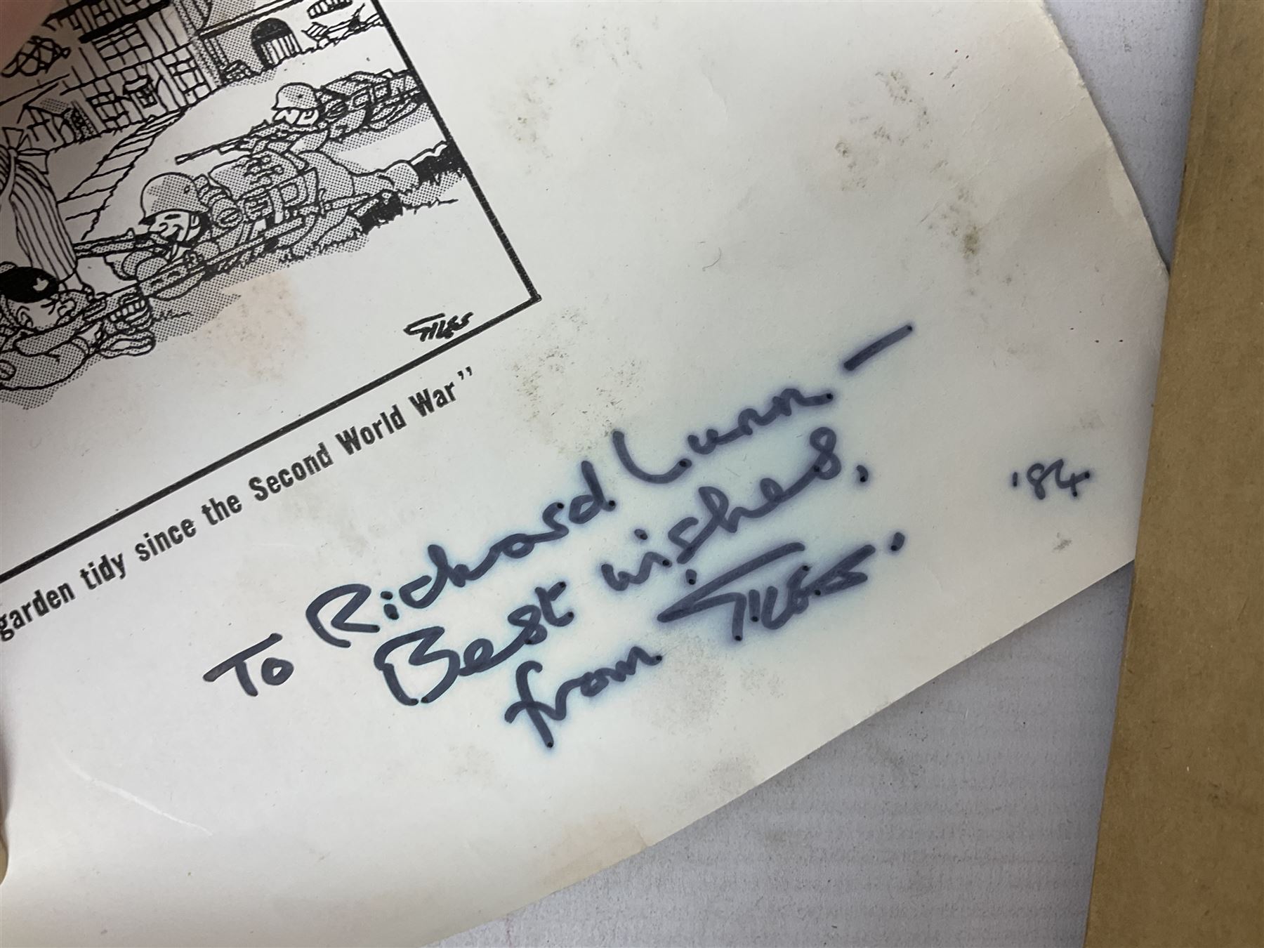Over five-hundred and fifty autographs and signatures on cards, letters, posters, a book, photographs etc including Jefferson Davis, Lyndon B. Johnson, Orson Welles, Mary Pickford, Mickey Rooney, Peter O'Toole, Julie Andrews, Debbie Reynolds, Diana Dors, Alain Delon, Christiaan Barnard, Monica Lewinsky, Clifford Bax, Dom Mintoff, Pierre Trudeau, Margaret Truman, Marie Stopes, Havelock Ellis, Alfred Piccaver, Elisabeth Schumann, James Doolittle, Will Hays, Jesse Lasky, Billie Whitelaw, Megan Lloyd George, Leni Riefenstahl, Princess Anne & Captain Mark Phillips, Princess Alexandra of Kent & Angus Ogilvy, Prince & Princess Michael of Kent, Laurence Olivier, Leslie Caron, Lillian Hellman, Roddy Doyle, Max Mosley, Charlton Heston, Jerry Lewis, Jeremy Brett, Tallulah Bankhead, Russell Braddon, Marc Chagall, Roy Jenkins, Beatrice Webb, Olave Baden-Powell, Samuel Hoare, Leslie Hore-Belisha, Amelita Galli-Curci, Joan Miro, Tony Blair, Beryl Cook, Giles etc