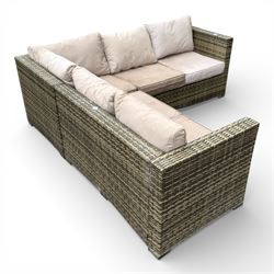 Signature Weave - rattan garden lounge suite
