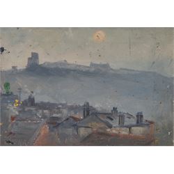 Frank Henry Mason (Staithes Group 1875-1965): 'Morning' overlooking the Old Town Rooftops ...