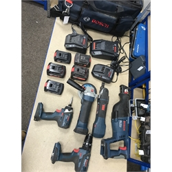 A quantity of Bosch Professional power t