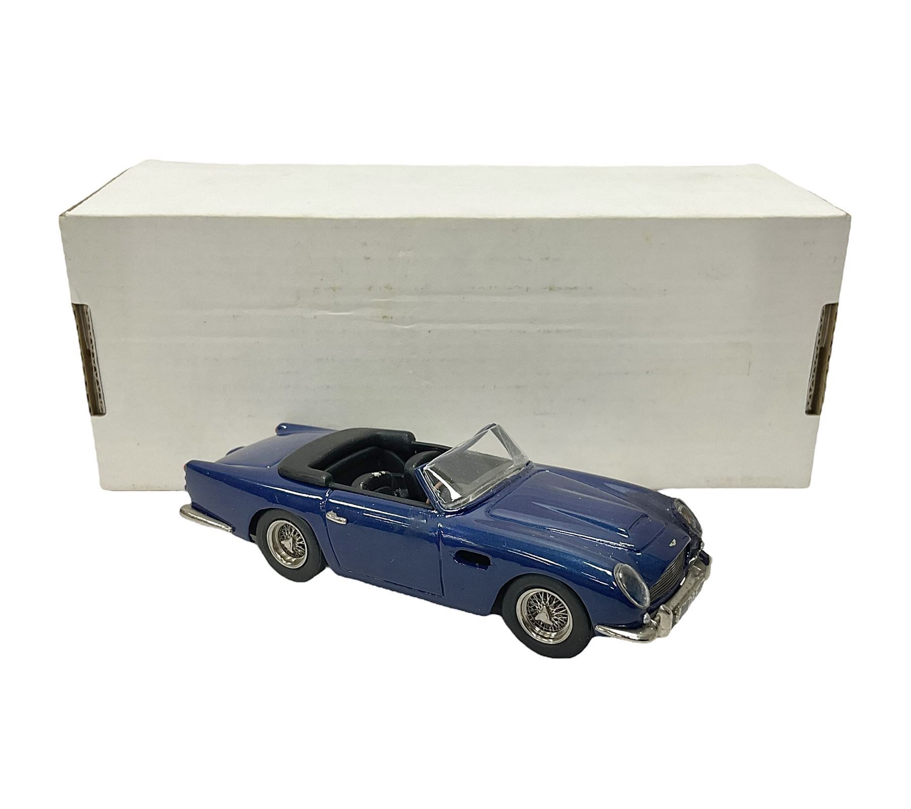 Illustra Models - 1:43 scale die-cast Aston Martin DB5 1066 Country Convertable, finished in metallic blue 