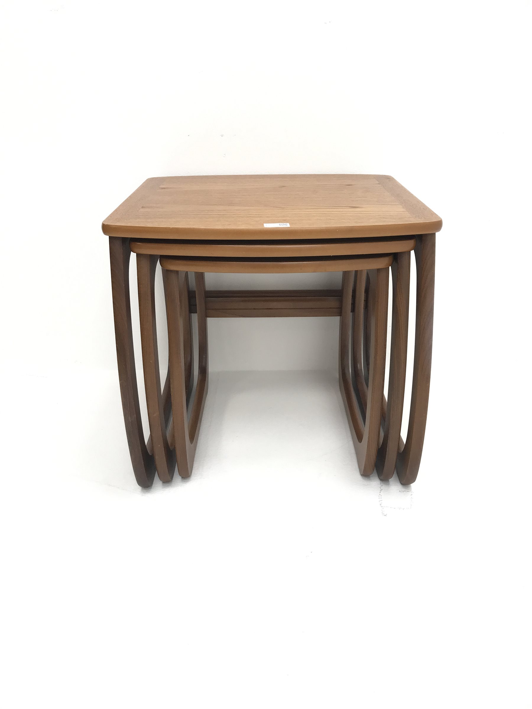 Parker Knoll teak coffee table with through drawer (107cm x 46 cm