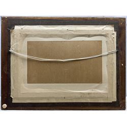 Richard Weatherill (British 1844-1913): Ships at Anchor in Whitby Harbour, oil on board signed 28cm x 45cm