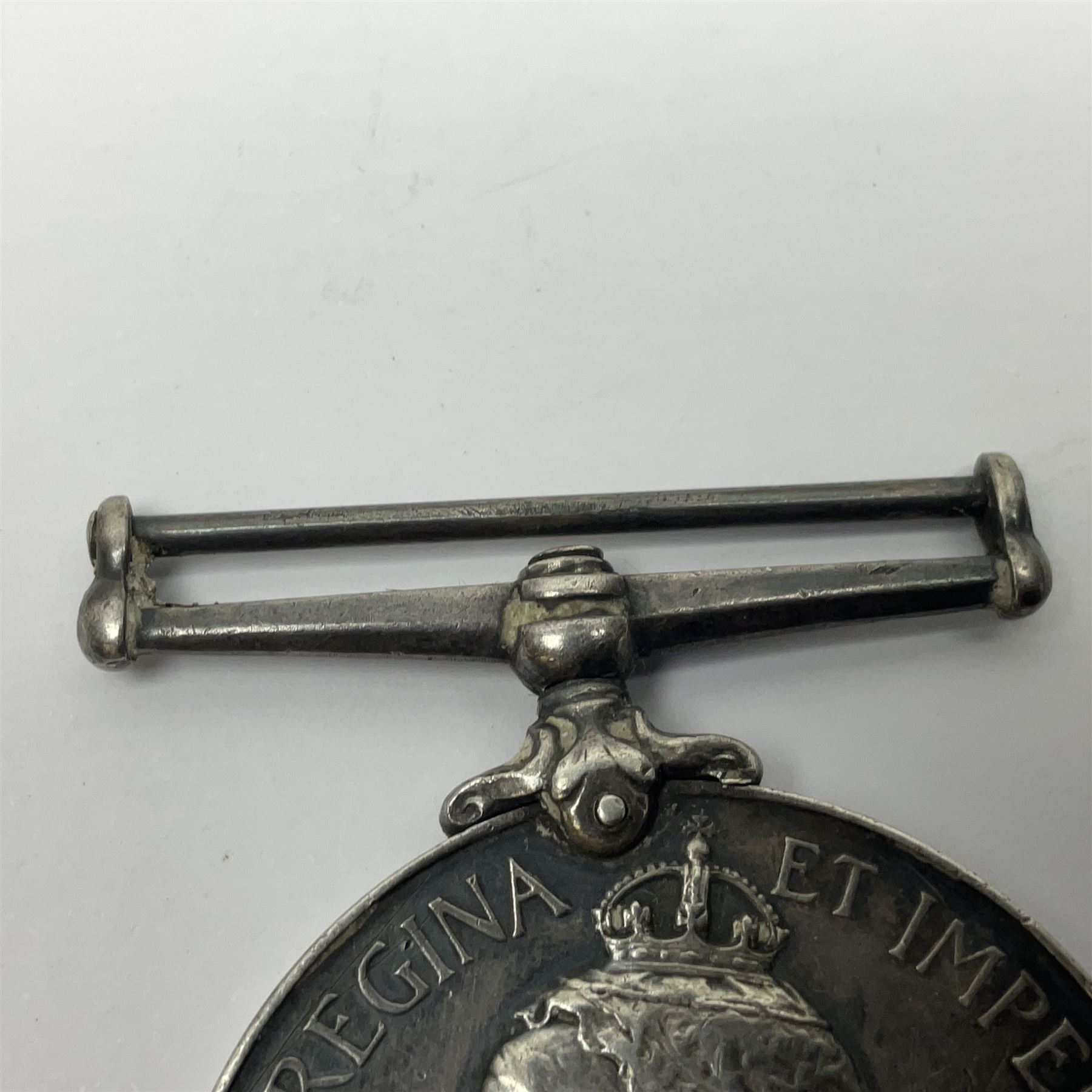 Victoria Queens South Africa medal awarded to W.C. Yates A.B. 200655 H.M.S. Syble