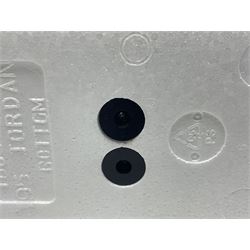 Four Minichamps 1:18 scale die-cast racing cars - Williams F1 Team BMW FW26 R. Schumacher; McLaren Mercedes MP4-12 D. Coulthard; McLaren Mercedes MP4-13 M. Hakkinen; and Formel 1 Jordan peugeot EJR 195 E. Irvine; all boxed (4)