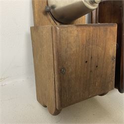 Two GPO wall mounted bell boxes, the first example marked no.1, and no.1A, together with three other wall mounted bell boxes 