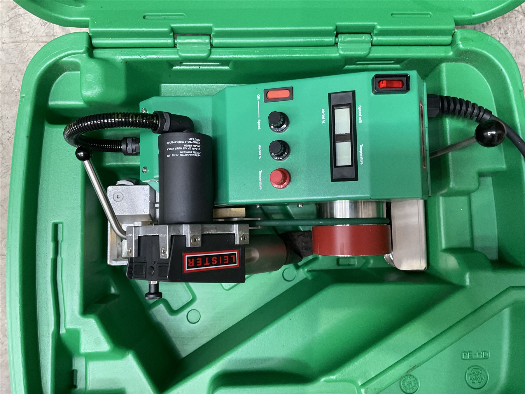 Leister Unifloor E 240V 2300W Hot air welder / floor or fabric welding machine, cased in excellent condition