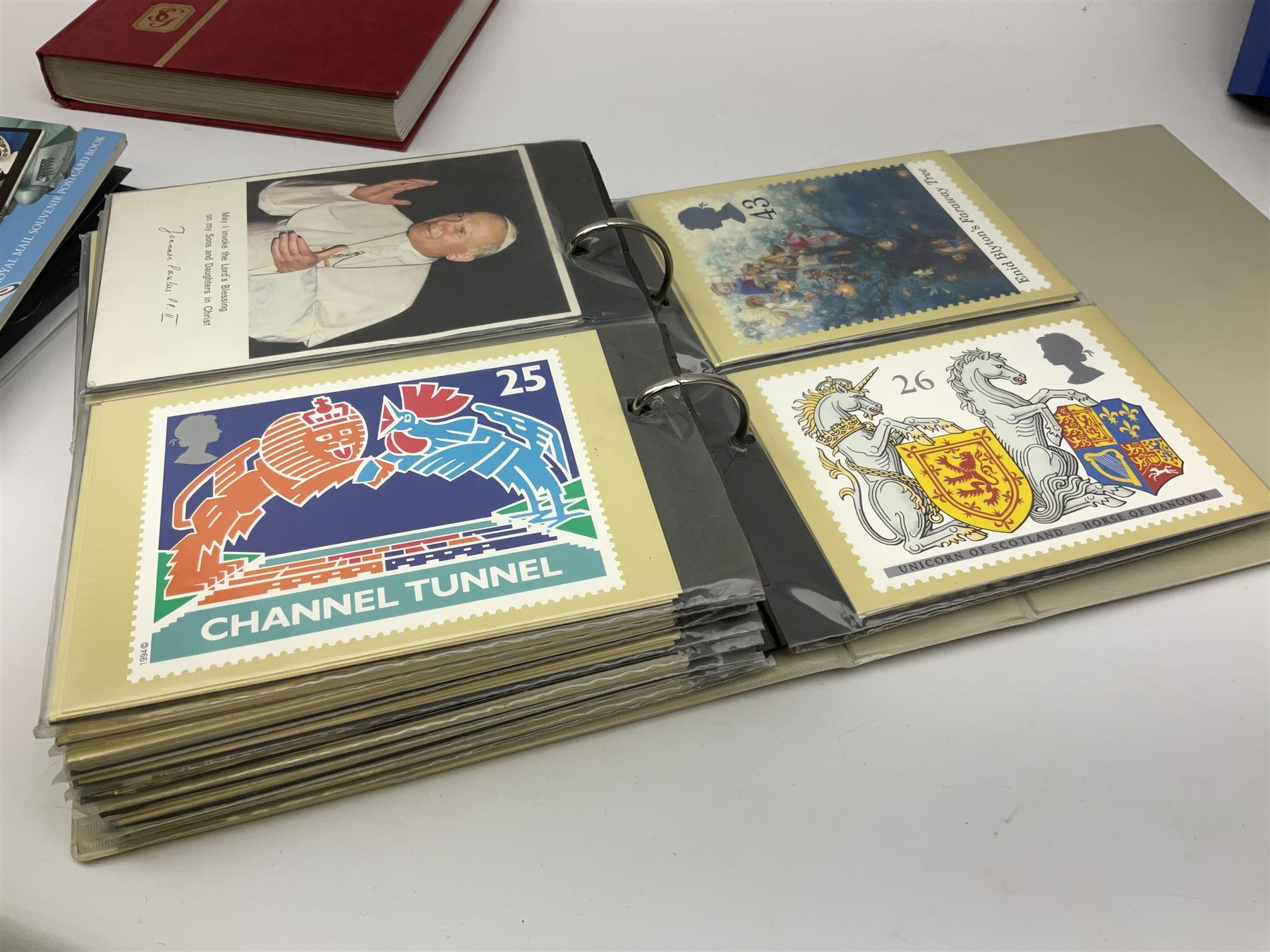 First day covers, PHQ cards and stamps, including small number of mint Queen Elizabeth II stamps, Elizabeth and Philip Diamond Wedding Anniversary 2007 Gibraltar two pound coin cover etc, in one box