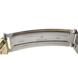 Rolex Oysterdate Precision gold-plated gentleman's wristwatch, model No. 6694, serial No. 616468, on original strap, boxed