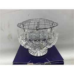 Booths Old Willow pattern plates, teacups and saucers, together with Stuart Crystal bowl with frog lid, small barometer and other collectables