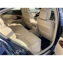 Lexus GS 450h saloon car, 3.5 SE-L, 4 door, CVT Auto
Year: 2011, June
Colour: Blue
Mileage: 52,500 approx.
Fuel: Petrol Hybrid
MOT Exp: 10th October 2024
Reg: SM11 XJA
V5: No

For sale by instruction from a local estate
Buyers Premium 10% plus VAT (12% inc.)