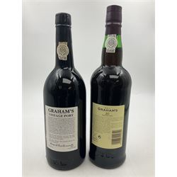 Graham's, 1983 vintage port and W.J. Graham's, 20 years of age tawny port, various contents and proof (2) 